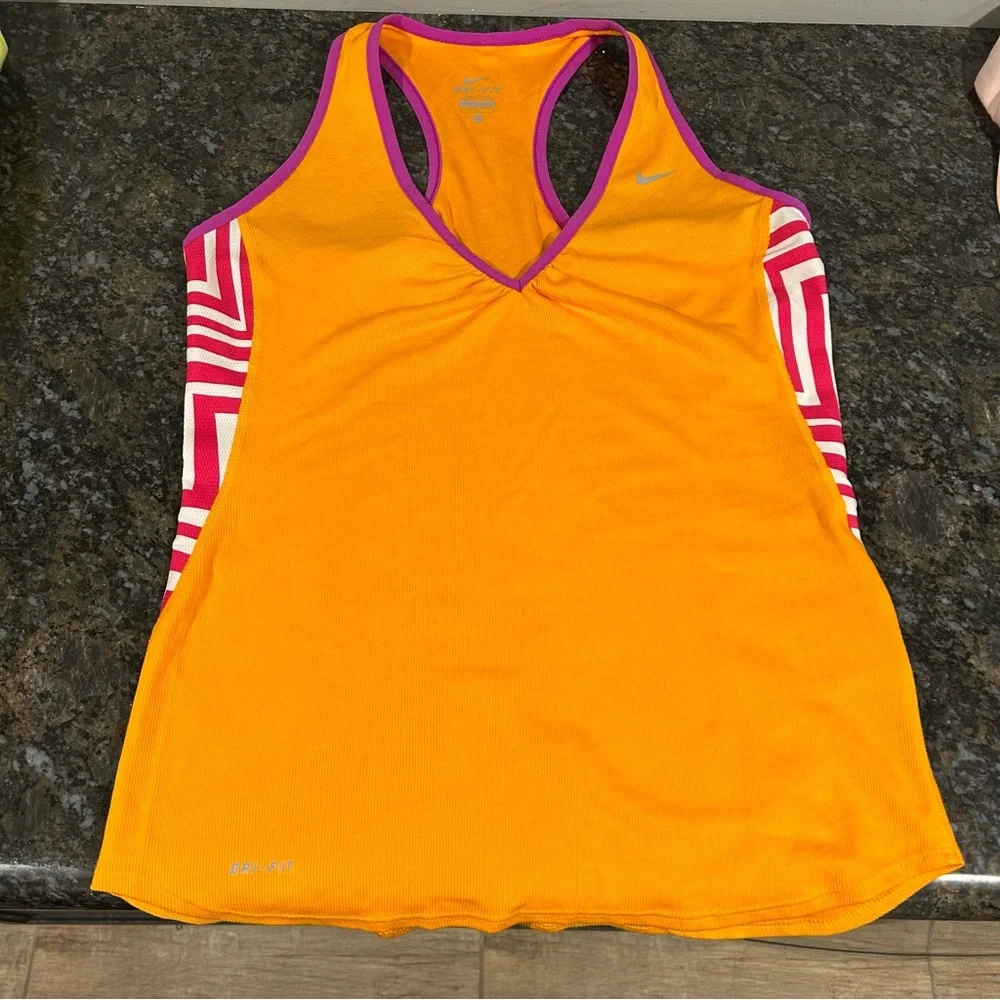 Nike Razor Back Running Tank Top Dri Fit Womens Medium EUC